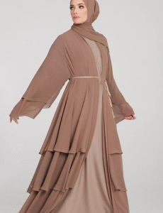 Outwear Pashmina Choco Milk with Straps