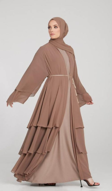 Outwear Pashmina Choco Milk with Straps